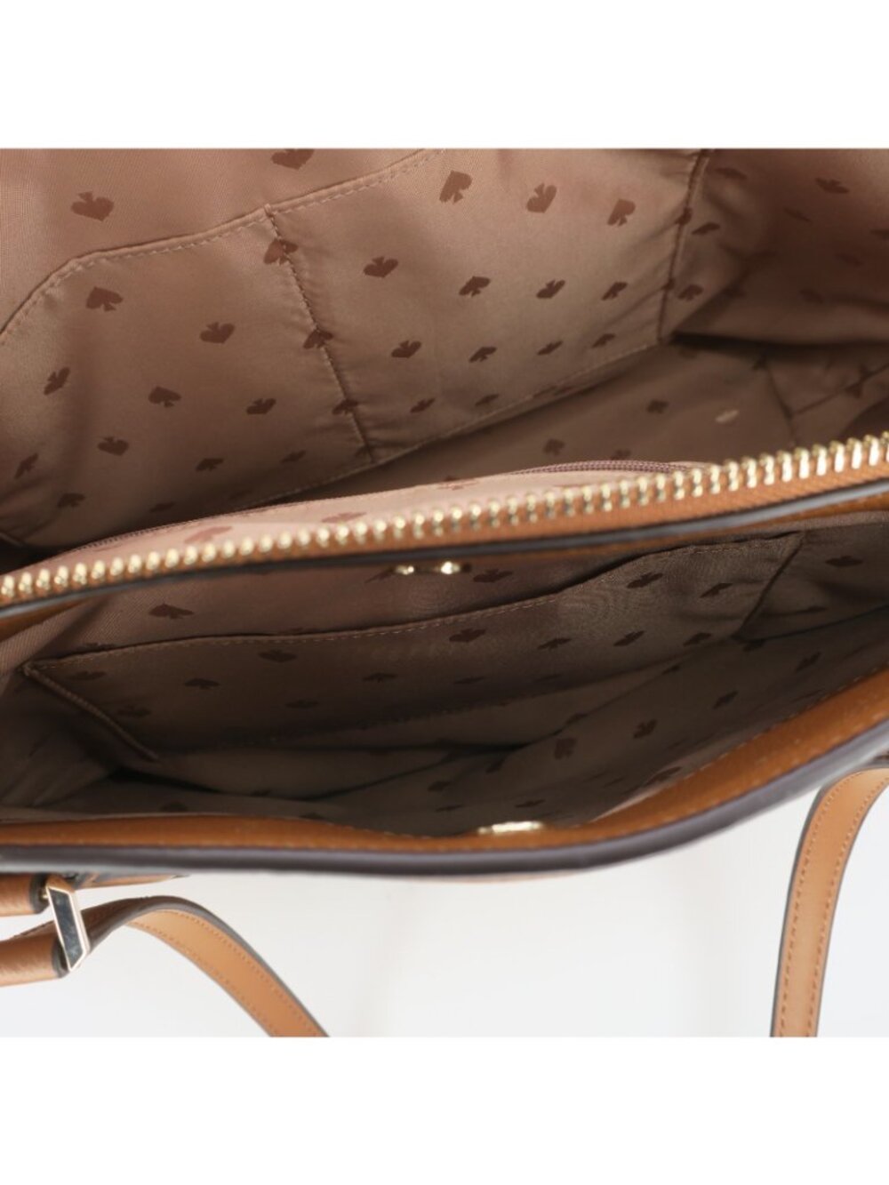 Kate Spade Monet Large Triple Compartment Tote Warm Gingerbread Brown Purse - Picture 7 of 7